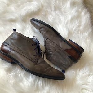 Floris Van Bommel distressed boots- men's 11
